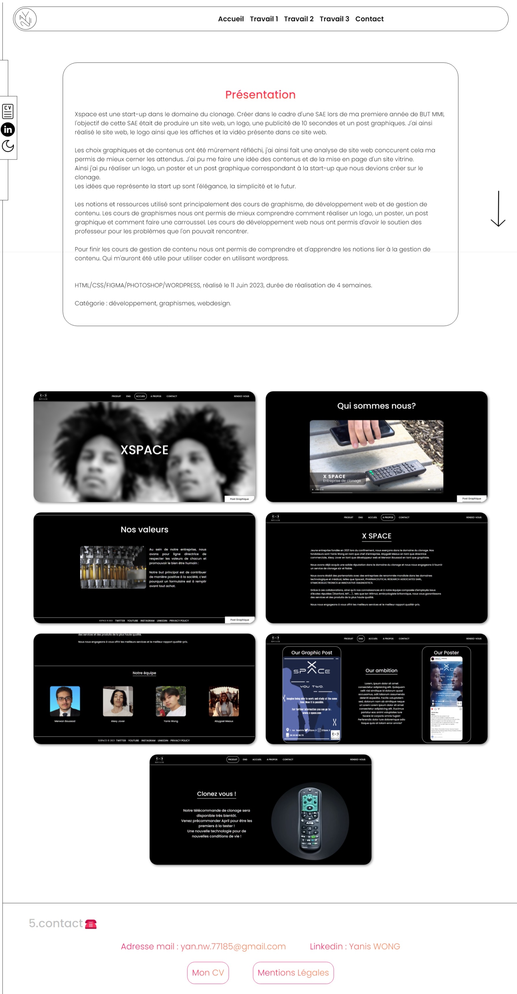 Projet Portfolio 2022